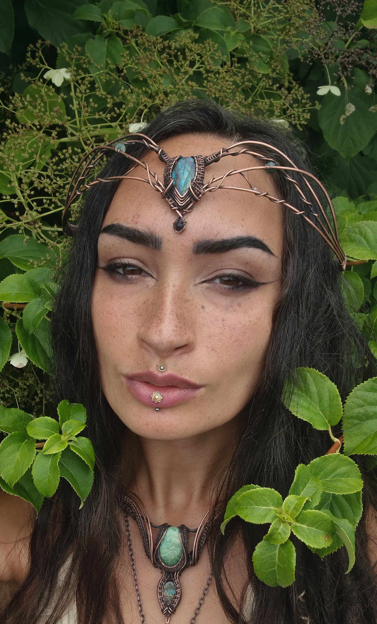 Fae Labradorite Tiara