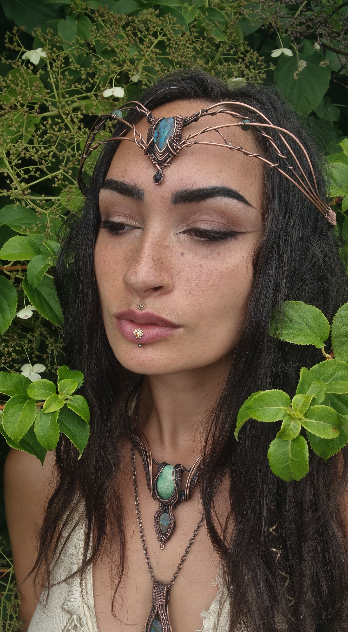 Fae Labradorite Tiara