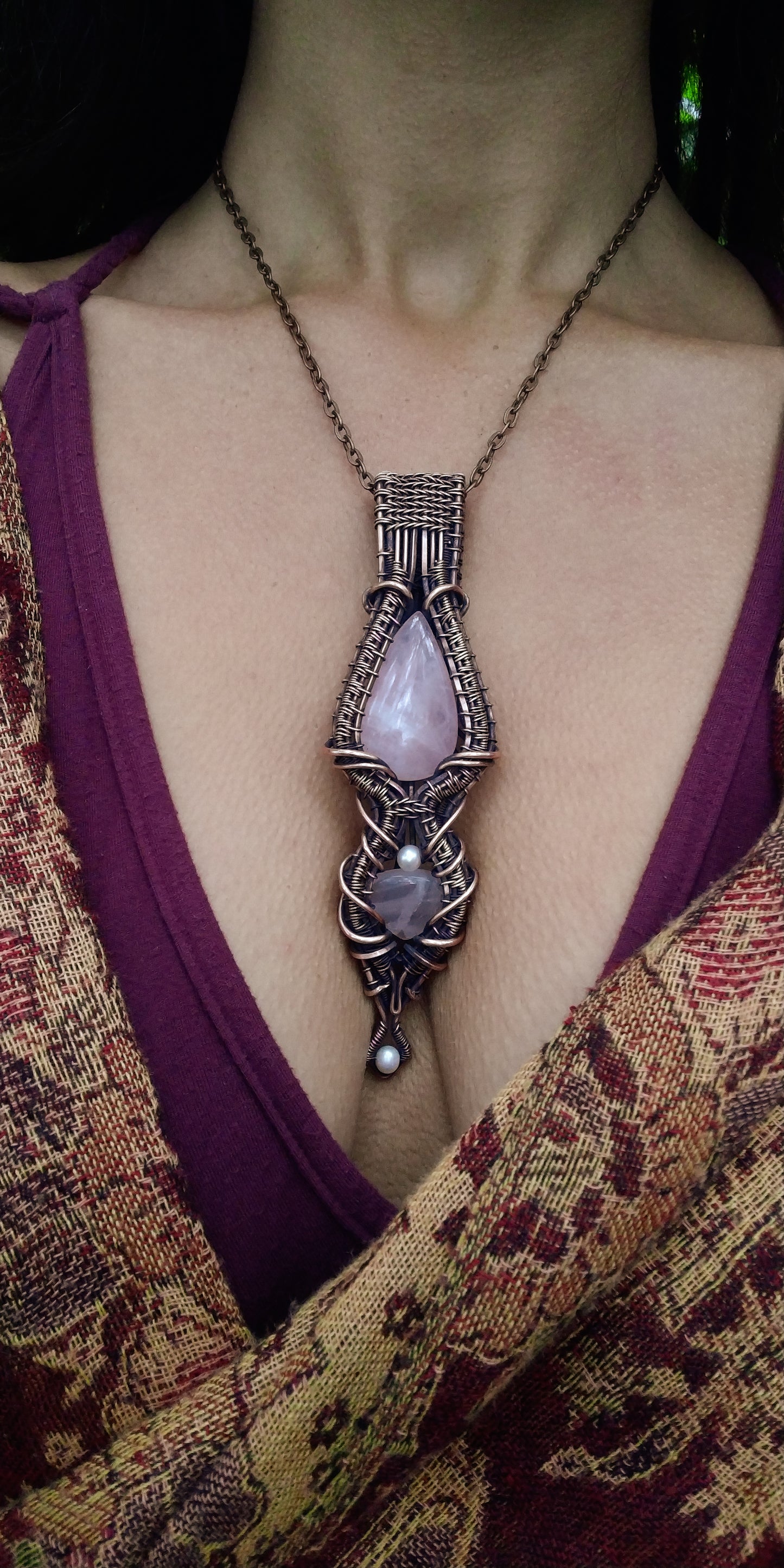 'Heart Alchemy Talisman' Double Rose Quartz