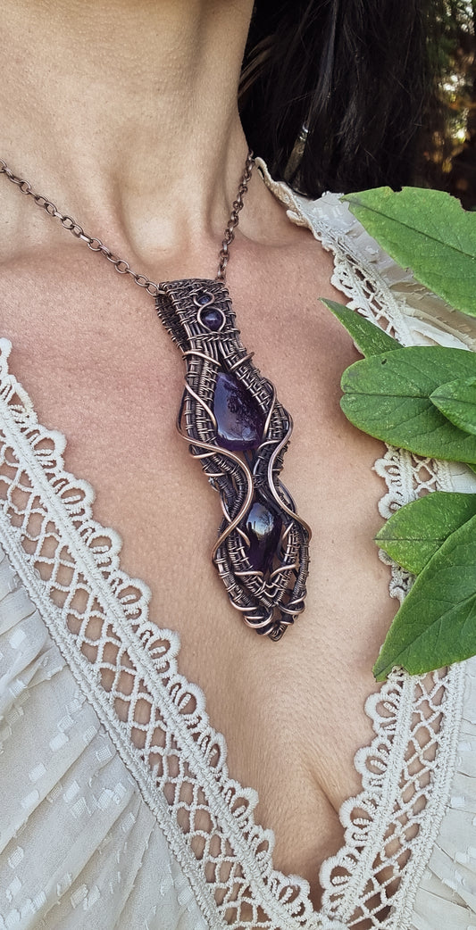 Triple Amethyst Talisman