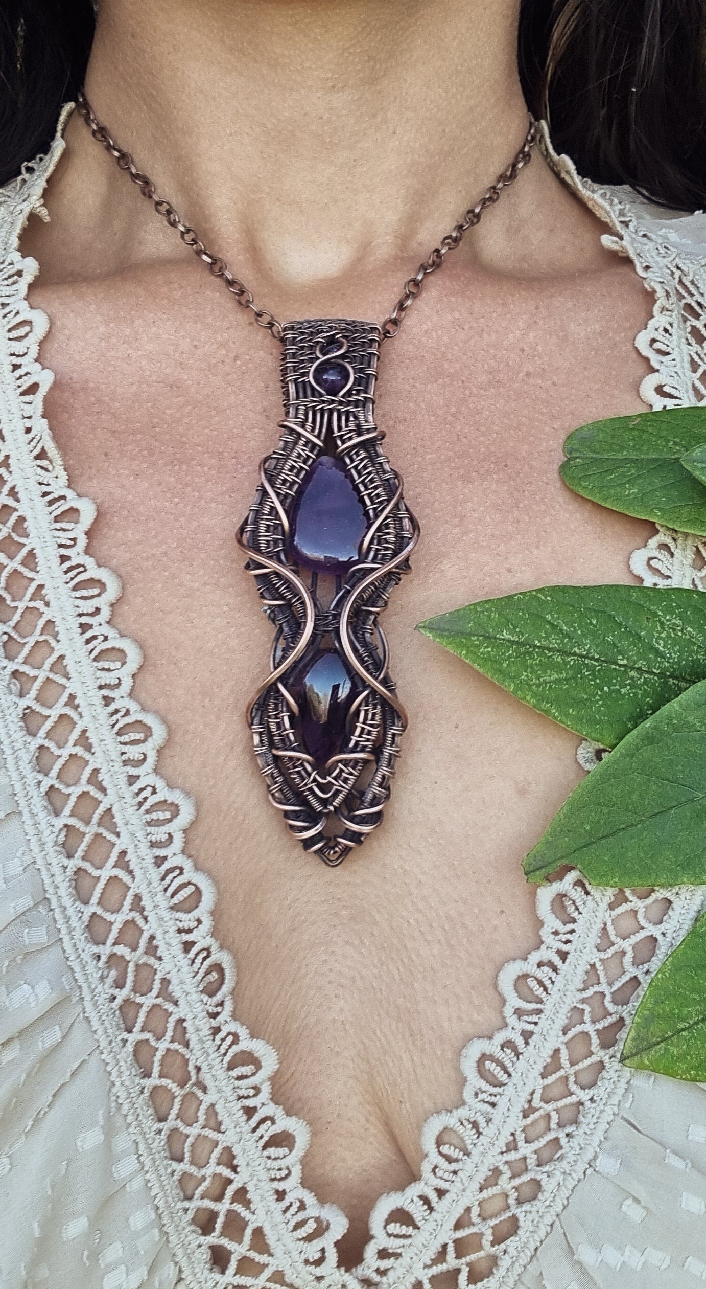 Triple Amethyst Talisman