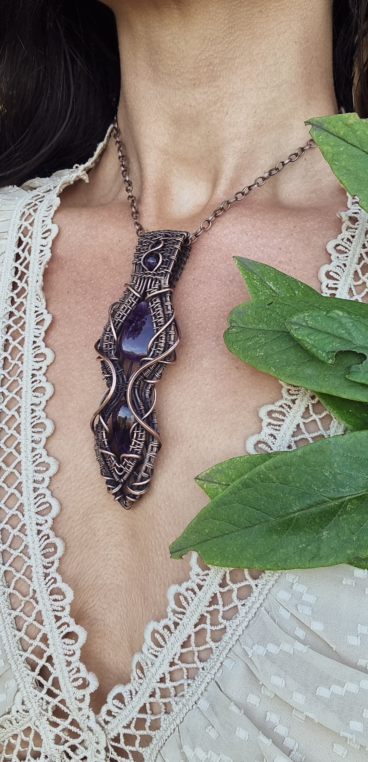 Triple Amethyst Talisman